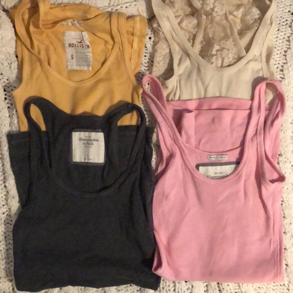 Assorted tank tops